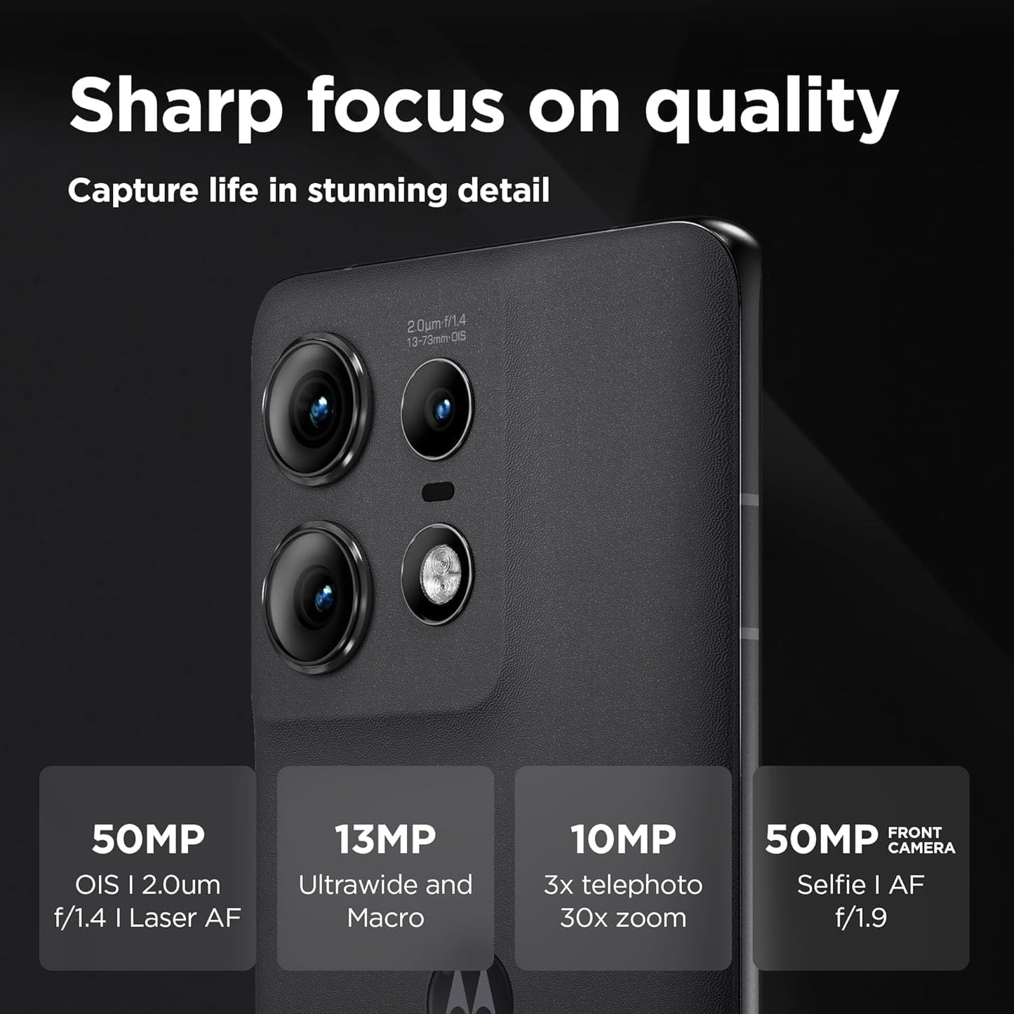 Motorola Moto Edge 50 Pro 5G Ai 2025 512+12GB 6.7" Dual SIM T-Mobile Smartphone (New)