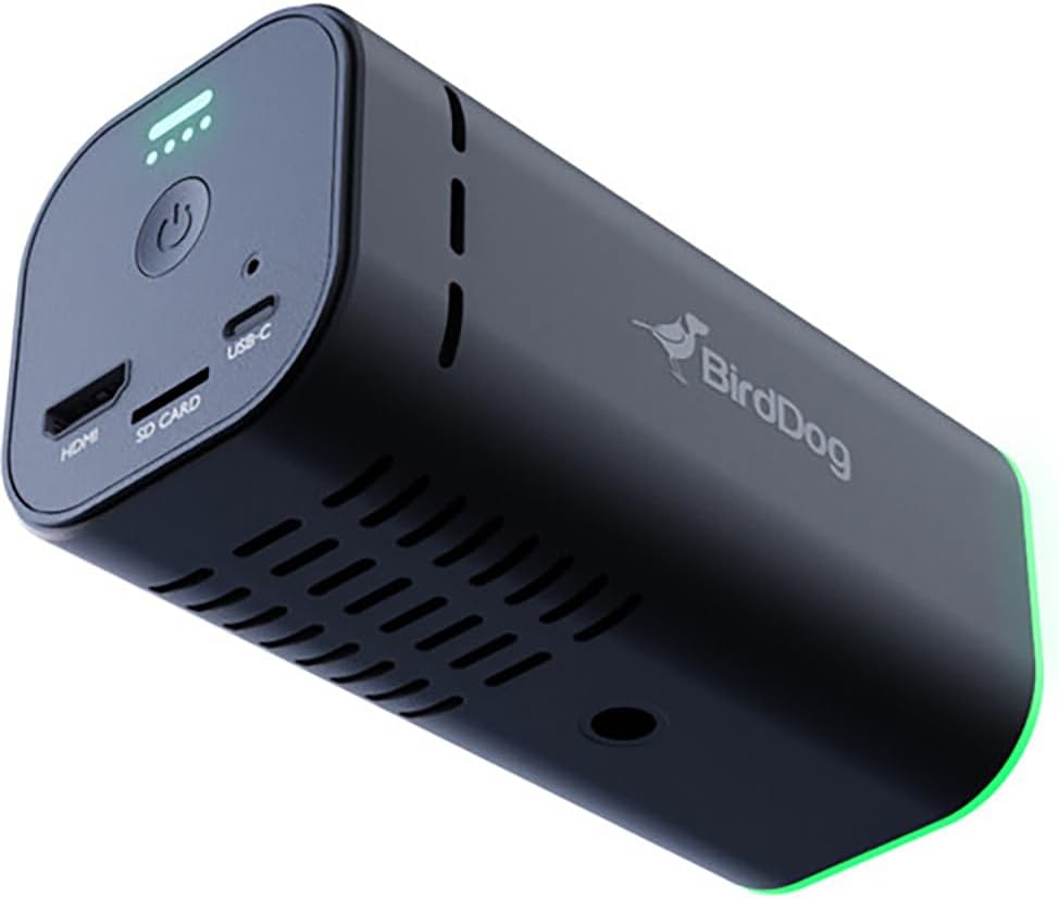 BirdDog BDMKLB 4K UltraHD Battery Powered Live Streaming 3X Box Camera - Black (Like New)