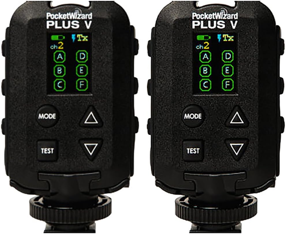 PocketWizard 13552 Plus IV Transceiver 2-Pack Wireless Flash Trigger, 2-Pack (Like New)