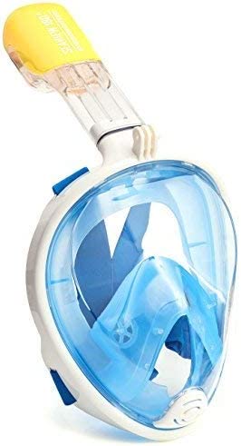 WildHorn Outfitters Seaview 180? V2 Full Face swimming Snorkel Mask,Small,Sunset (Used)