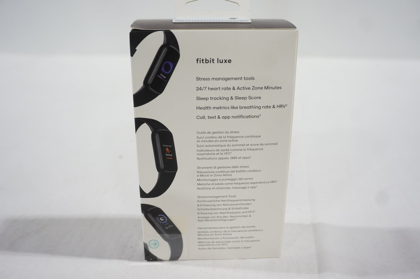 Fitbit Luxe Fitness & Wellness Tracker with Stress Management, Black/Graphite (Used, Damaged Retail Box)