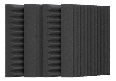 Blucoil Acoustic Foam Isolation Panels, 4 Pack, Wedge Style, 12"x12" (New)