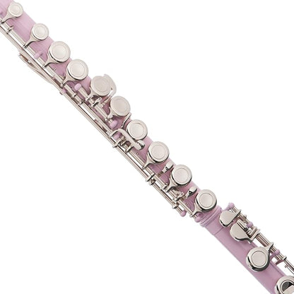 Mendini by Cecilio C Flute 16 Key Close Hole Beginner Kit with Case & Book, Pink (Used)