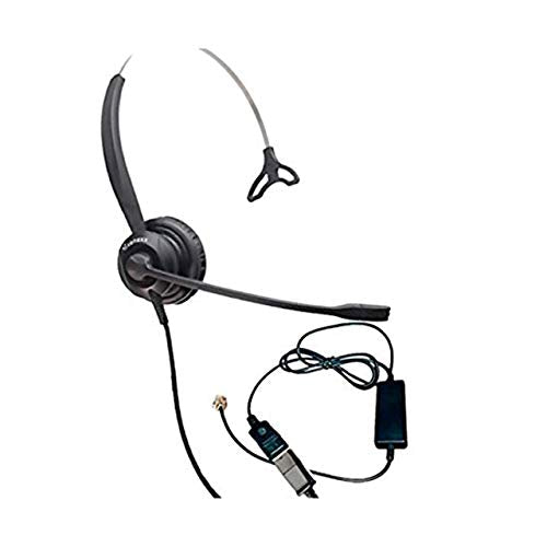 Global Teck XS 825 Telephone Headset For VoIP, IP and Digital Office Phones (New)