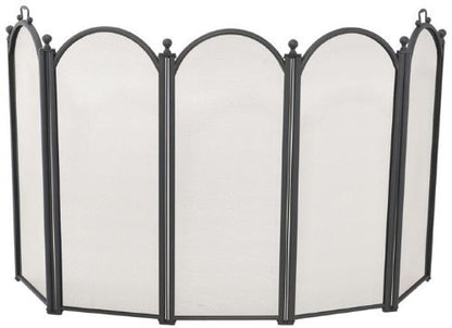UniFlame S-3655 5 Fold Oversized Accommodates Larger Fireplaces Stove Screen (Used)