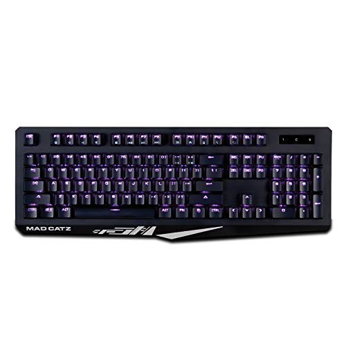 Mad Catz The Authentic S.T.R.I.K.E. 4 Mechanical Gaming Keyboard, Dual-Function (Used, No Retail Box)