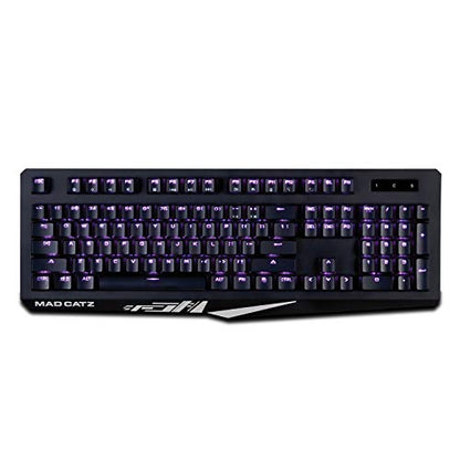 Mad Catz The Authentic S.T.R.I.K.E. 4 Mechanical Gaming Keyboard, Dual-Function (Used, No Retail Box)