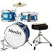 Mendini By Cecilio Kids Drum Set, Junior Kit w/ 4 Drums - Blue Metallic--- (Used)
