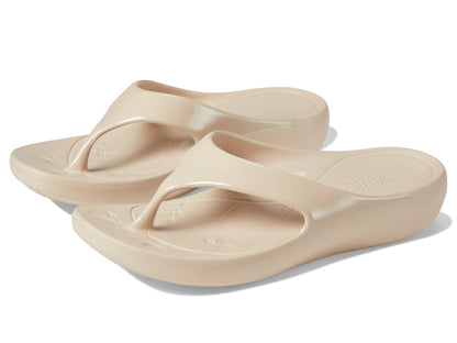 Alegria Ode Recovery Lightweight EVA Thong Sandal for Women, Sand Gloss, 5-5.5 M (Like New)