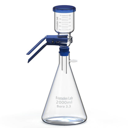 Fristaden Lab Vacuum Filtration Apparatus Kit, 2000mL Borosilicate Glass Set (Like New)