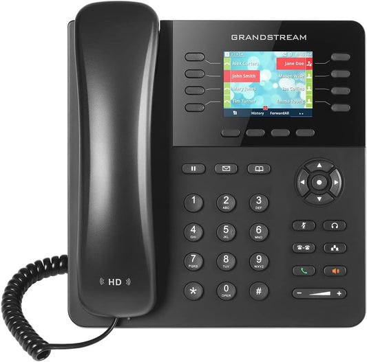 Grandstream GS-GXP2135 8 Lines 4 SIP Counts Bluetooth Enterprise IP VoIP Phone (Used)