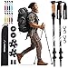 TrailBuddy Trekking Poles, Adjustable Hiking Poles for Snowshoe - Raven Black- (Used)