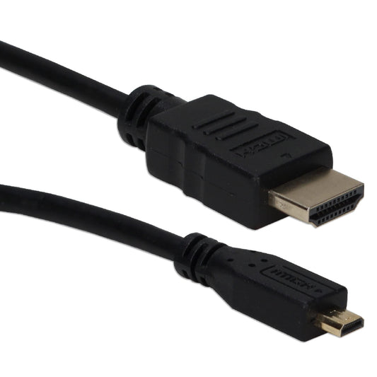 QVS 3M/9.8ft High Speed Portable HDMI to Micro-HDMI Cable w/ Ethernet, 1080p HD (Like New)