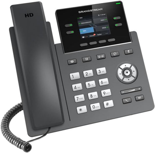 Grandstream GRP2612W IP Phone | 4 Lines, 4 SIP Accounts (Used)