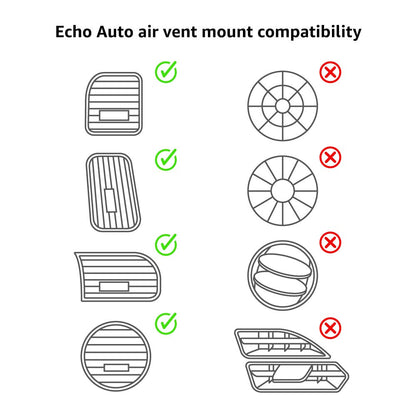 Echo Auto (1st gen) - Hands-free Alexa in your car with your phone (Used)