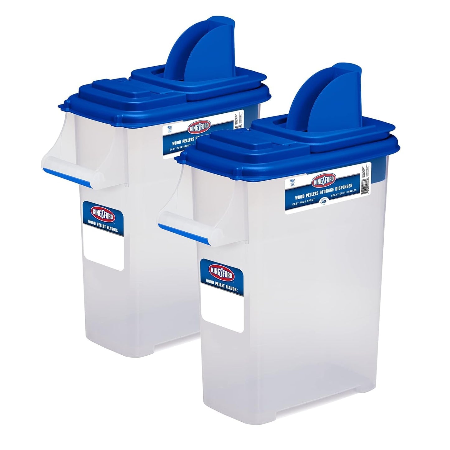 Kingsford Wood Pellet Storage Containers - Heavy Duty Airtight Container Outdoor (Used)