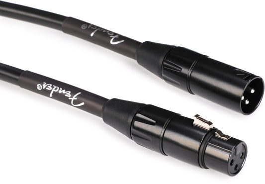 Fender Professional Series Microphone Cable Compatible w/ Microphones, Black (Like New)
