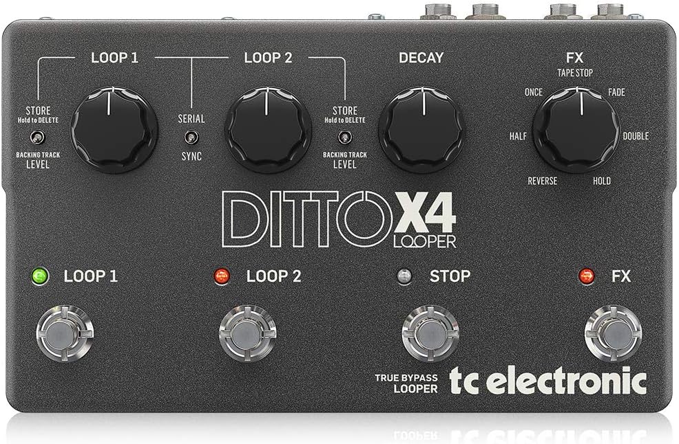 TC Electronic Ditto X4 Looper Effects Guitar Pedal (Like New)