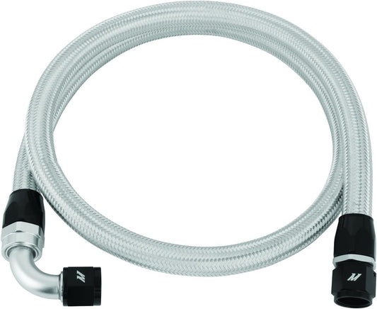 Mishimoto MMSBH-10-4 Stainless Steel Braided Hose w/10AN Fittings, 4 ft - Silver (Like New)