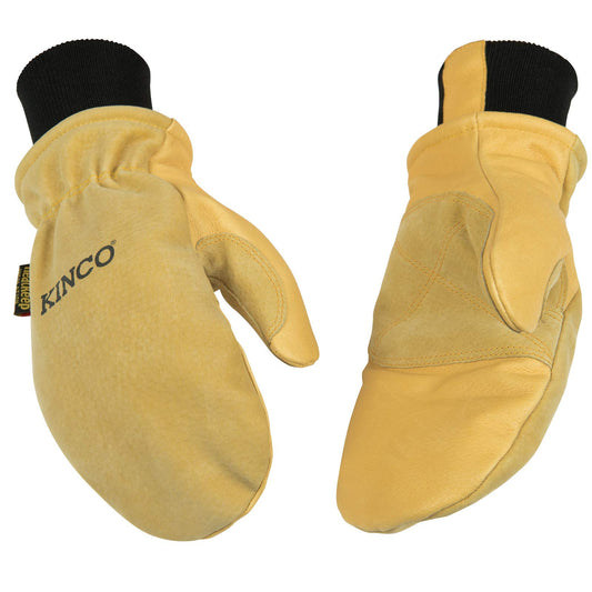 Kinco Premium Work Gloves w/ Nikwax Waterproof Wax, Pigskin - Medium (Pack of 1) (Like New)