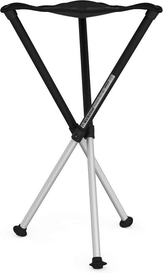 Walkstool Portable Aluminum Comfort 75cm/30in 3-Legged Fold-Up Hiking StoolCase (Used, No Retail Box)