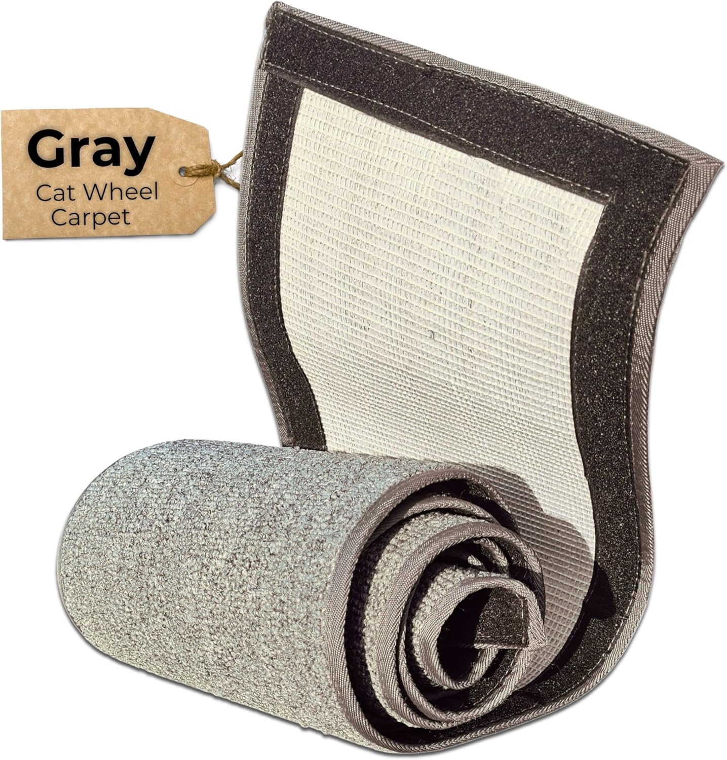 Nordic Beast Grey Replacement Carpet for Cat Exercise Wheel (139'' x 14.55'') ()