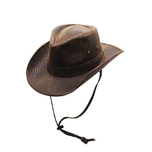 Silver Canyon Weathered Outback Shapeable Western Hat - Brown (Medium) (Like New, No Retail Box)