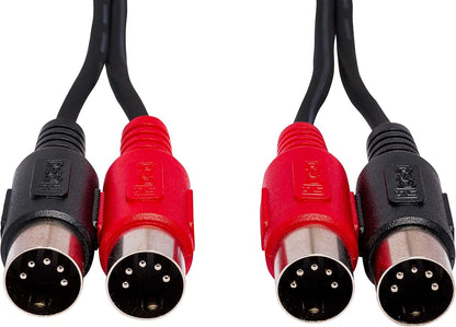 Hosa MID-204 13.2ft Dual MIDI Cable, 5-Pin DIN Connector Audio Interface Cord (Like New, No Retail Box)