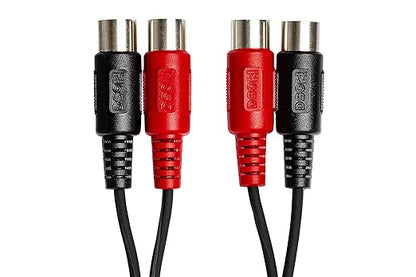 Hosa MID204 Dual 5-Pin 4 Meter MIDI Cable, 13.2ft, DIN Audio Cord - Black (Like New)