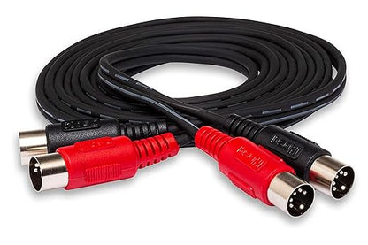 Hosa MID204 Dual 5-Pin 4 Meter MIDI Cable, 13.2ft, DIN Audio Cord - Black (Like New)