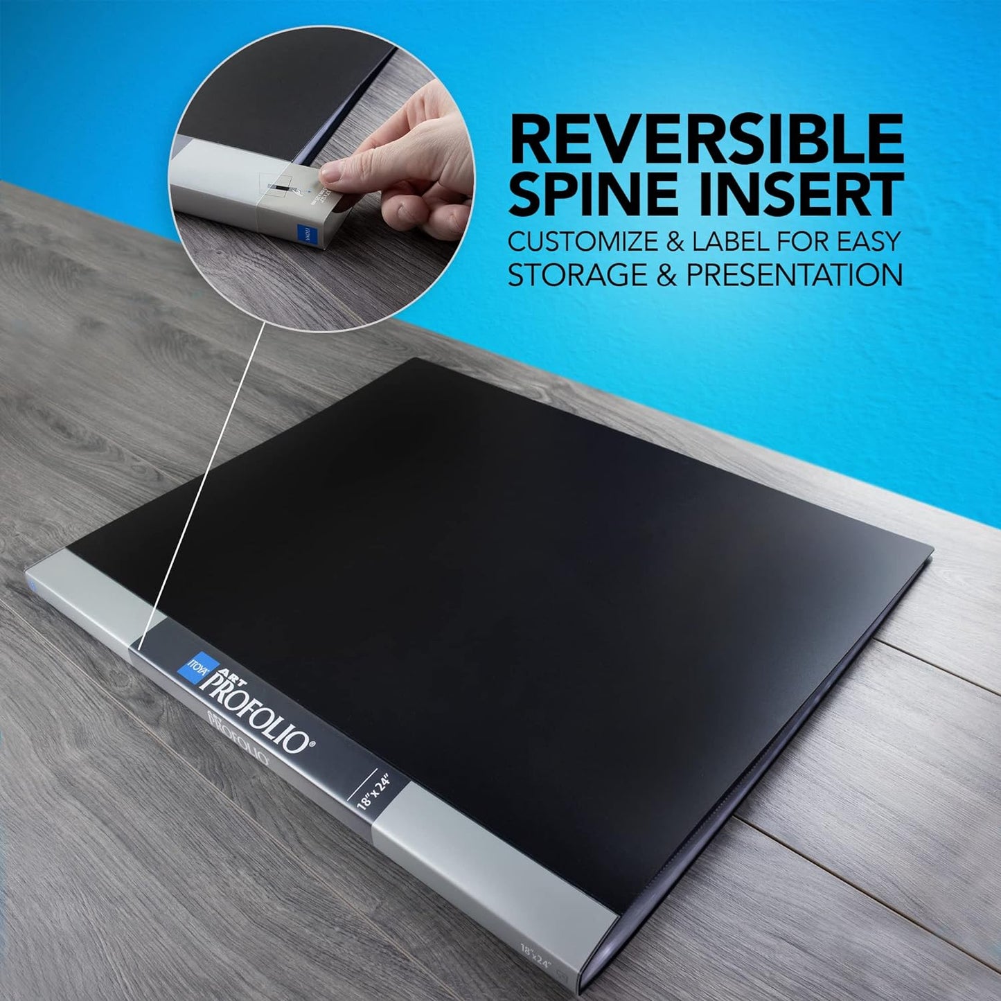 Itoya Original Art ProFolio Photo Album Book with 48 Pages, 18x24 - Clear (Used)