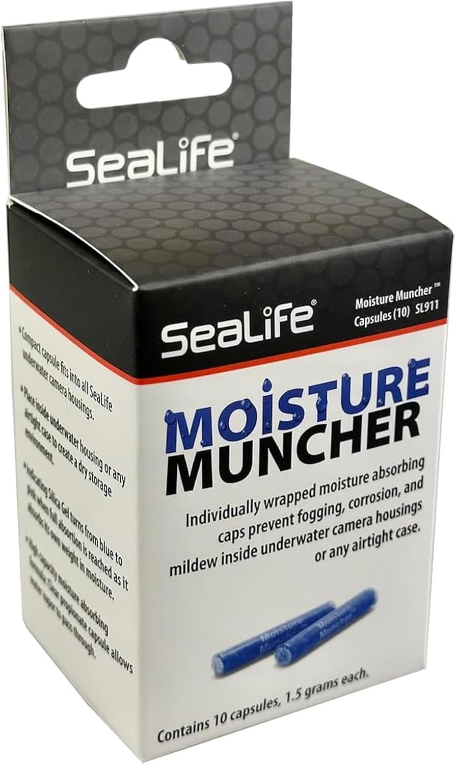 Sealife SL 911 Underwater Housing Moisture Muncher Capsules for Smartphone (Like New)
