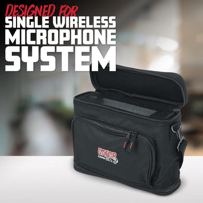 Gator GM1W Cases Single Wireless Mobile Pack Microphone Black System Bag (Like New)
