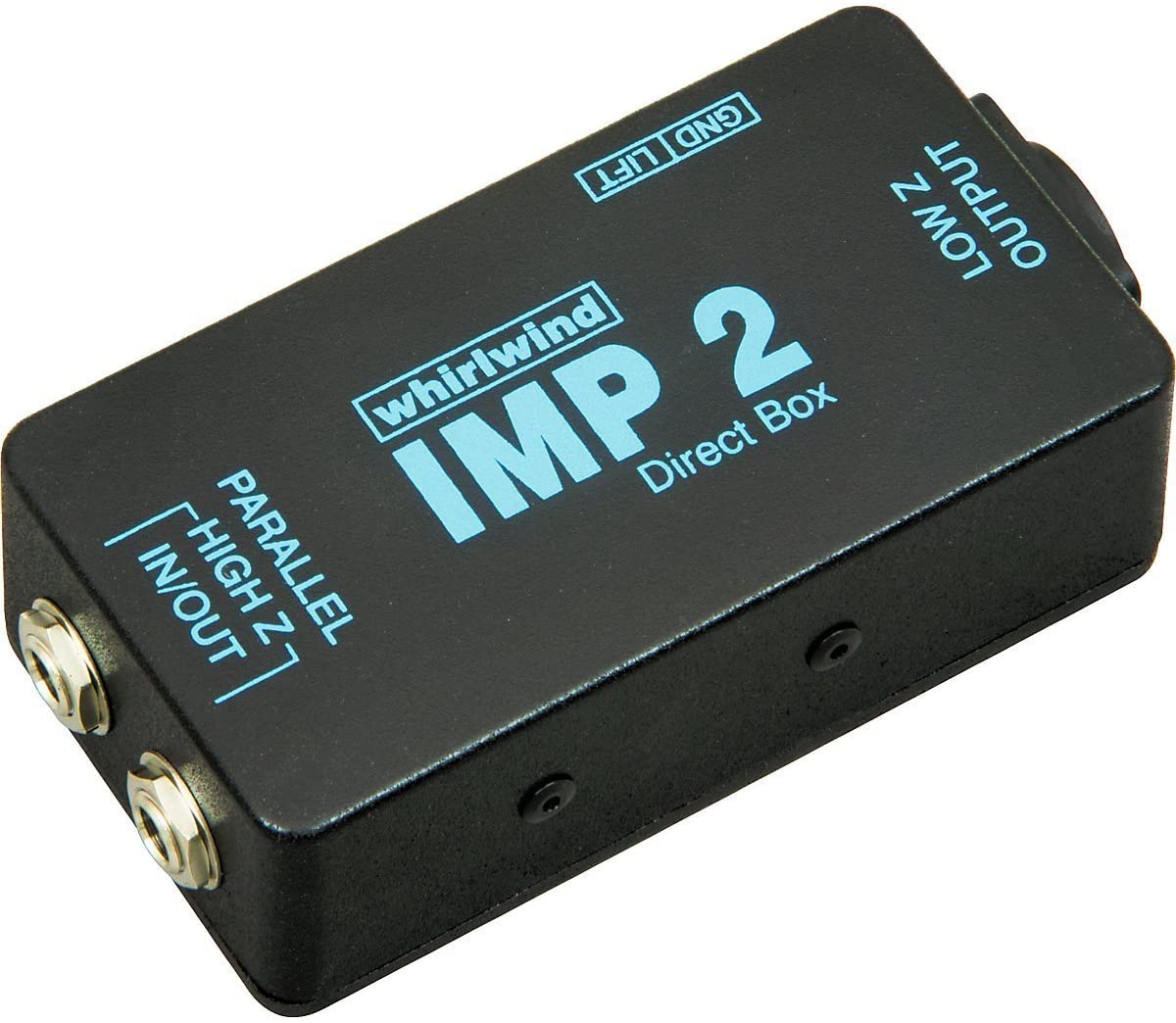 Whirlwind IMP 2 Standard Inexpensive Direct Box with Fantastic Footprint - Black (Like New)