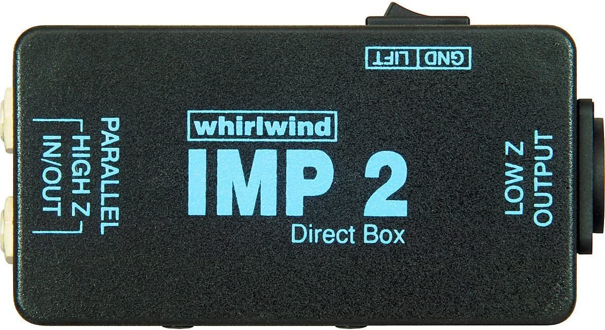 Whirlwind IMP 2 Standard Inexpensive Direct Box with Fantastic Footprint - Black (Like New)