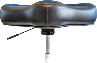 ROC-N-SOC Nitro Gas Drum Throne with Original Saddle, Metal Finish - Blue (Used)
