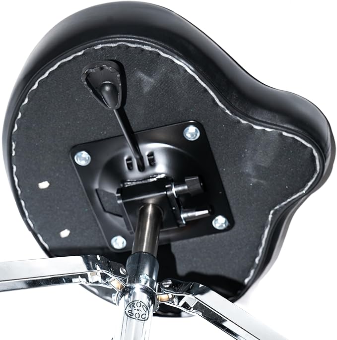 ROC-N-SOC Nitro Gas Drum Throne with Original Saddle, Metal Finish - Blue (Used)