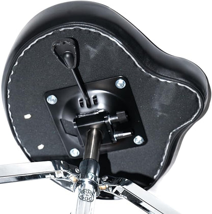 ROC-N-SOC Nitro Gas Drum Throne with Original Saddle, Metal Finish - Blue (Used)