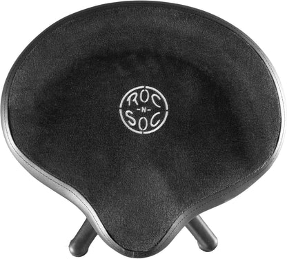 ROC-N-SOC Lunar Series L-Shaped Modern Metal Hydraulic Gas Lift Drum Throne (Like New)