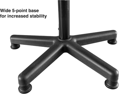 ROC-N-SOC Lunar Series L-Shaped Modern Metal Hydraulic Gas Lift Drum Throne (Like New)