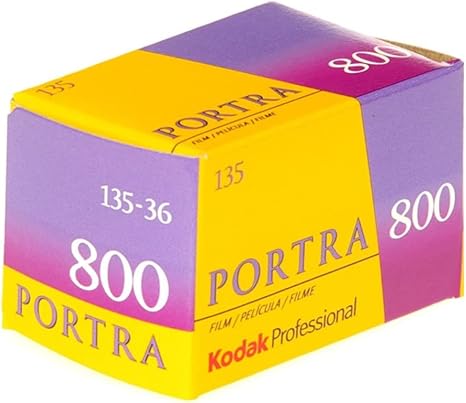 Kodak Professional Color Film for Camera - PORTA (ISO)800, C-41 Process, 36 EXP (Like New)
