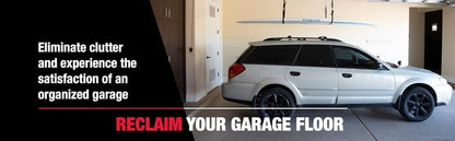 HARKEN Kayak Overhead Garage Storage Hoist System for 10ft Ceiling - Black (Like New)