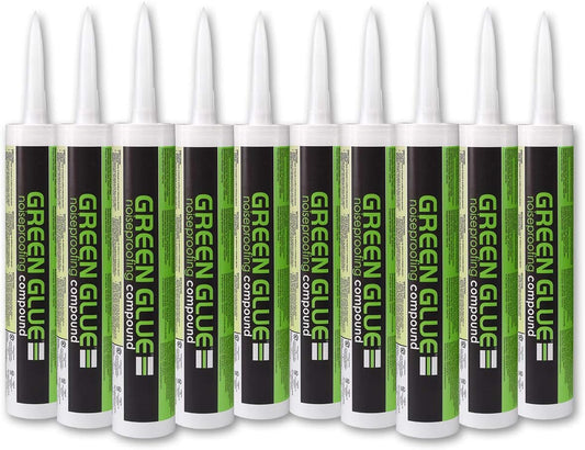 Green Glue Company Noiseproofing Compound 12 Tubes 29oz Case Wall Floor Ceiling (Like New)