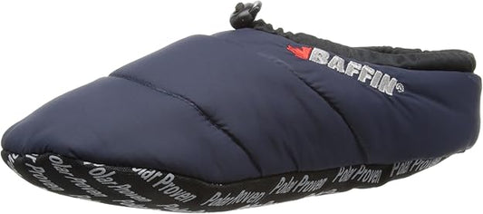 Baffin Cush Ripstop Nylon Unrivalled 8-layer Slip-On Slipper, Navy, Size X-Large (Used)