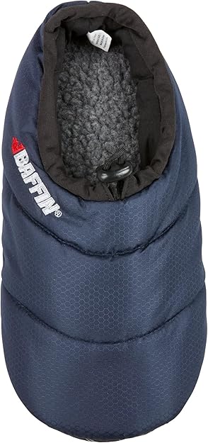 Baffin Cush Ripstop Nylon Unrivalled 8-layer Slip-On Slipper, Navy, Size X-Large (Used)