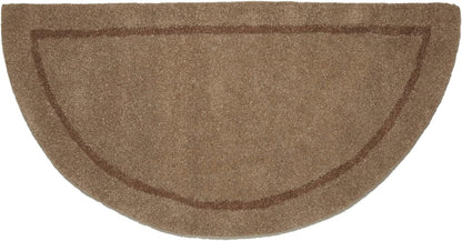 Uniflame R-1000 Hand Tufted Semicircular 100% Wool Rug, 44"L x 22"W - Beige-- (Used, No Retail Box)