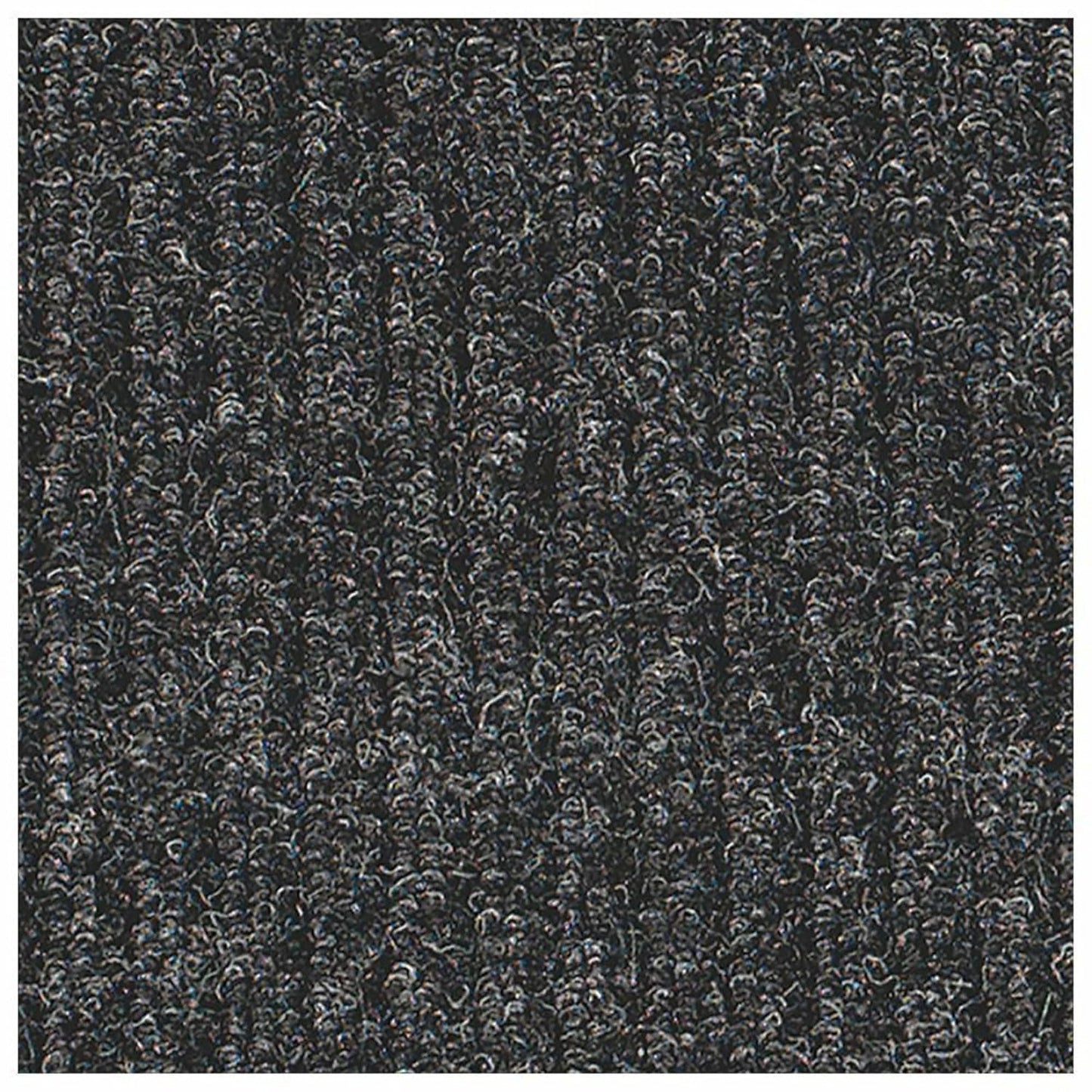 Genuine Joe Vinyl Backing 4 ft x 6 ft Indoor Solid Floor and Door Mat - Charcoal (Used)