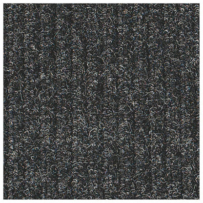Genuine Joe Vinyl Backing 4 ft x 6 ft Indoor Solid Floor and Door Mat - Charcoal (Used)