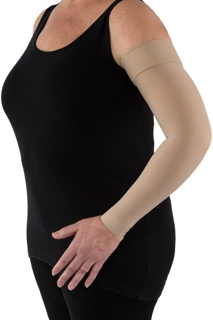 Jobst Bella Lite 20-30 mmHg Compression Women's Arm Sleeve - Beige, Medium Size (Used)