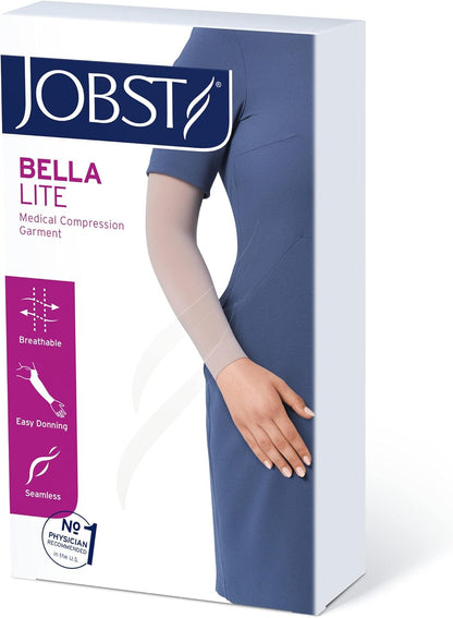 Jobst Bella Lite 20-30 mmHg Compression Women's Arm Sleeve - Beige, Medium Size (Used)